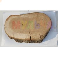 Спилы черемухи с красивым рисунком древесных колец