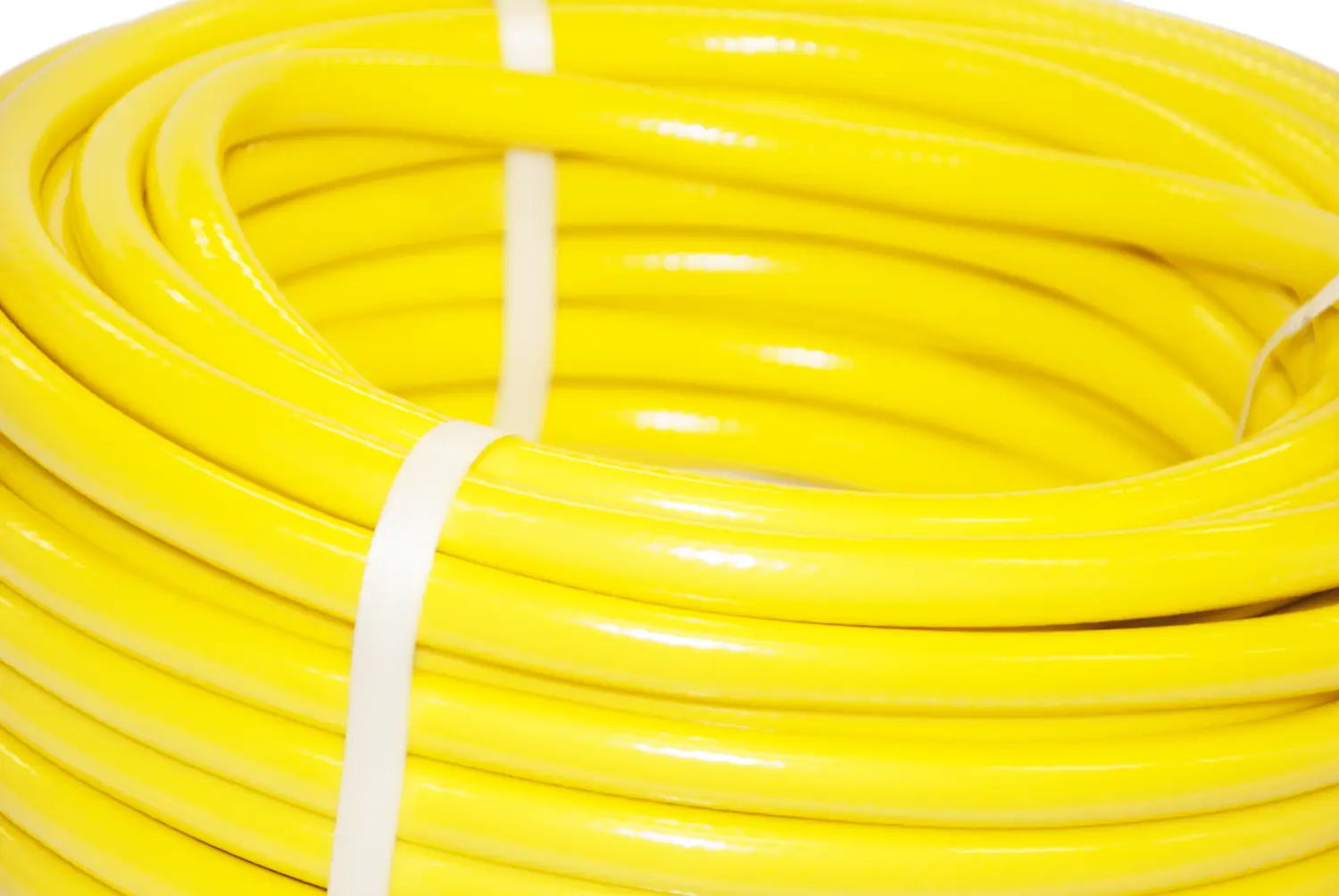 Шланг поливочный армированный Экогрядка, лимон, 3/4", 2,0 мм, бухта 25 м