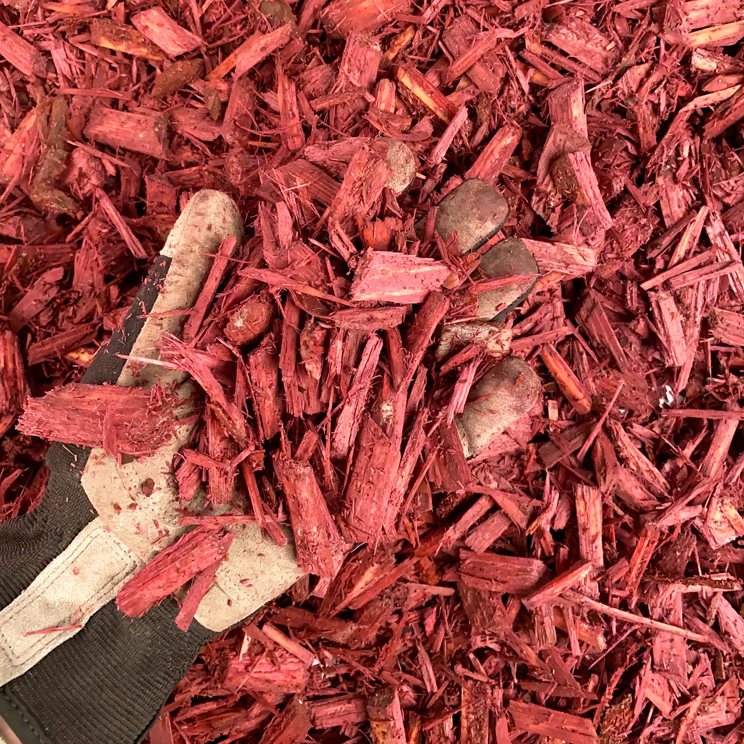 Щепа декоративная, бордовая, 60 л