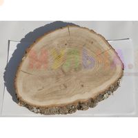 Украсить дом помогут шлифованные дубовые спилы