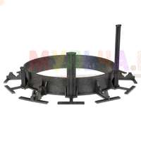 Жесткий пластиковый бордюр для оформления садовых дорожек