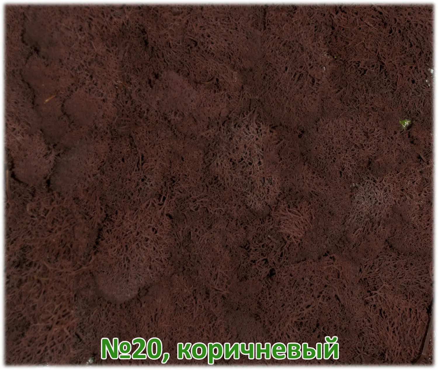 Мох стабилизированный №1 зеленая ель, 30*40 см, пак