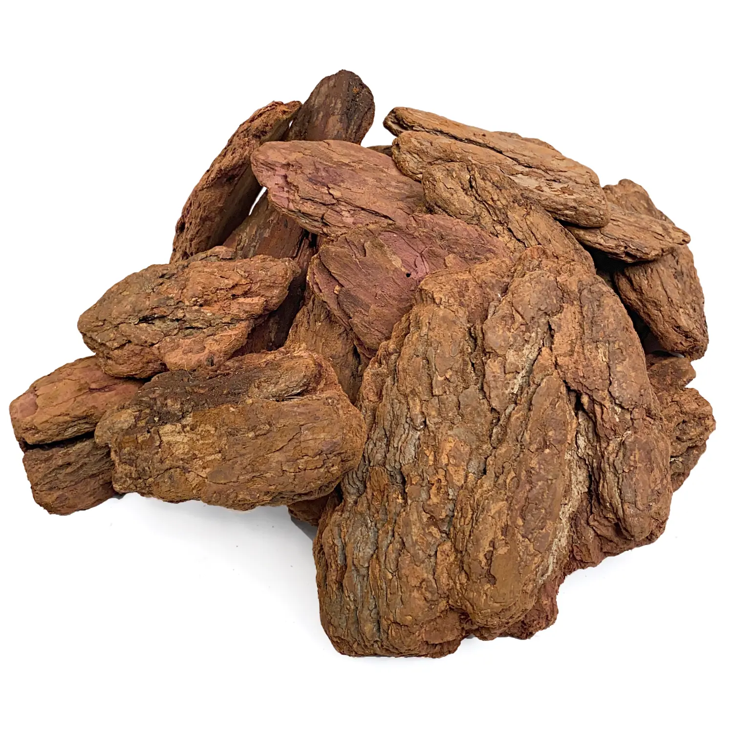 Кора лиственницы Галтованная 9-20 см, 60 л