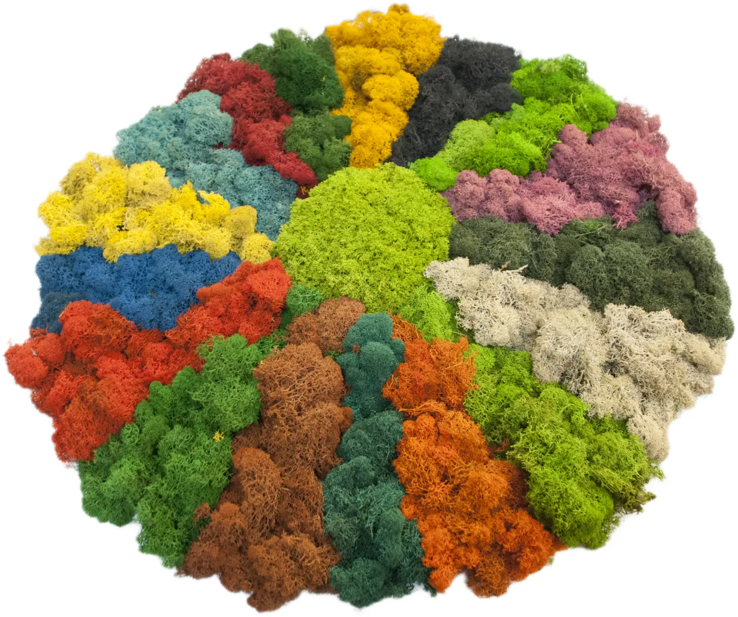 Мох стабилизированный №1 зеленая ель, 30*40 см, пак