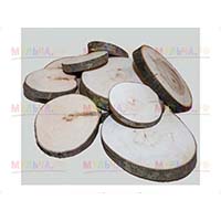 Украшения из деревянных спилов для интерьера и садового декора