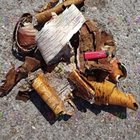 Быстро растопить печь или камин поможет береста