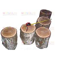 Дубовые чурбаки для ландшафтного дизайна и творчества