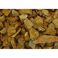 Златолит желтый - интересный материал для декоративной отсыпки и отделки