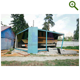 "Фазенда" проект "Геометрическая беседка"