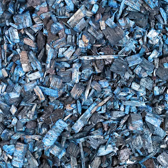 Щепа декоративная, синяя, 60 л
