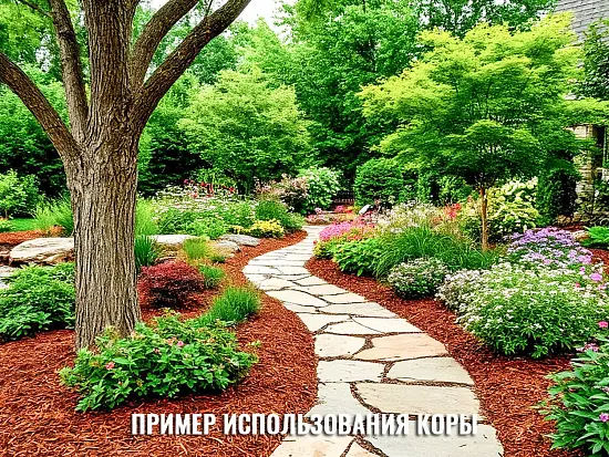 Кора сосны Галтованная 9-20 см, 60 л