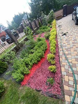 Щепа декоративная, желтая, 60 л