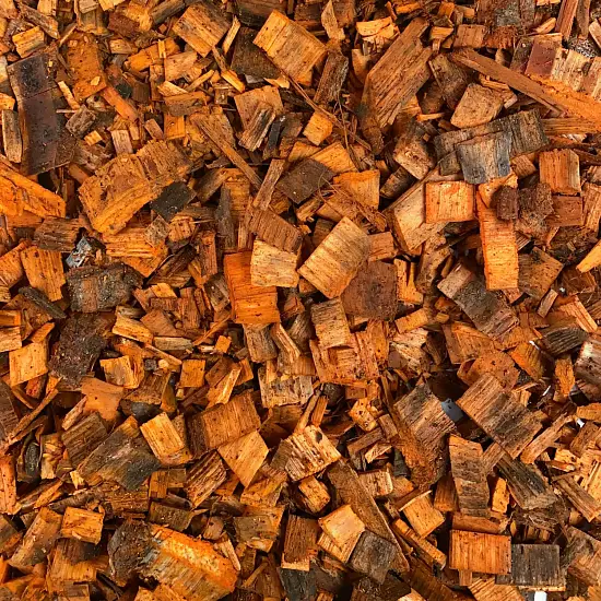 Щепа декоративная, оранжевая, 60 л