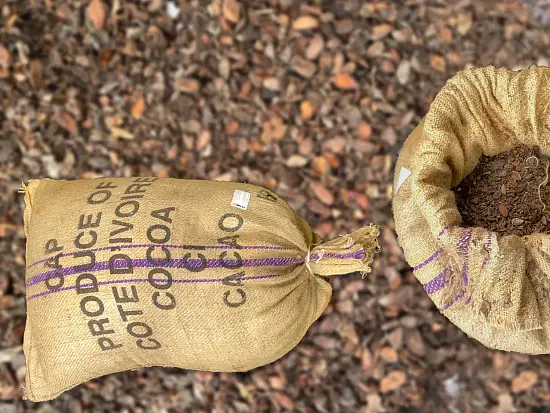 Скорлупа какао бобов(какао-велла), ~10 кг