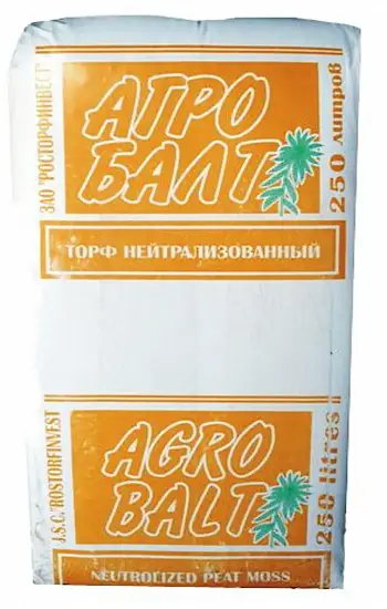 Торф "Агробалт-Н" нейтрализованный, мешок 70 л