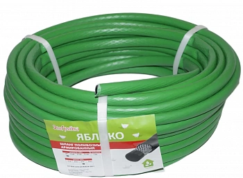 Шланг поливочный армированный Экогрядка, яблоко, 1/2", 1,5 мм, бухта 25 м