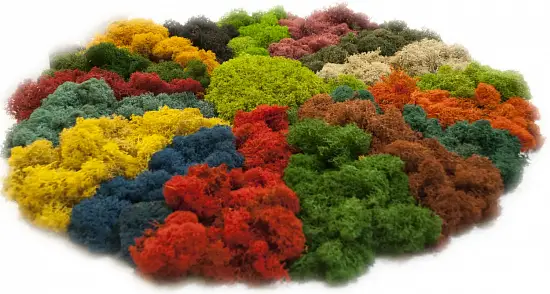 Мох стабилизированный №1 зеленая ель, 30*40 см, пак