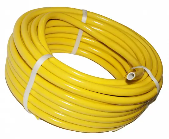 Шланг поливочный армированный Экогрядка, лимон, 3/4", 2,0 мм, бухта 25 м