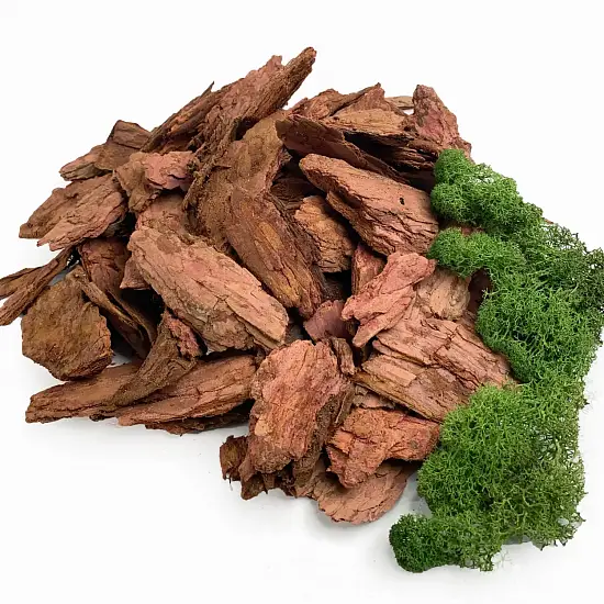 Кора лиственницы 4-10 см, 60 л