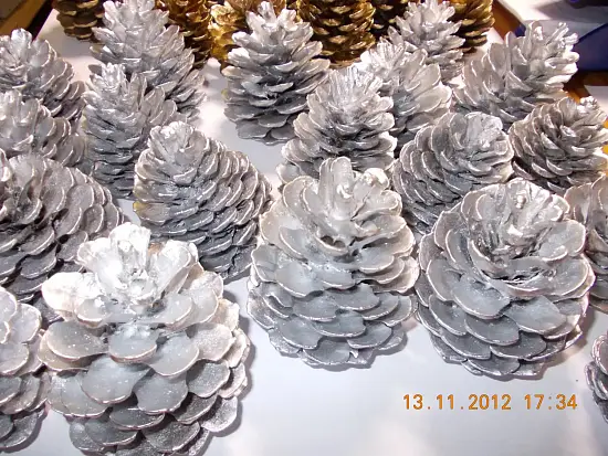 Шишка сосновая крупная поштучно, шт