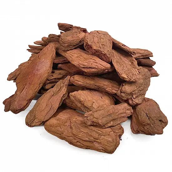 Кора лиственницы Галтованная 4-10 см, 60 л