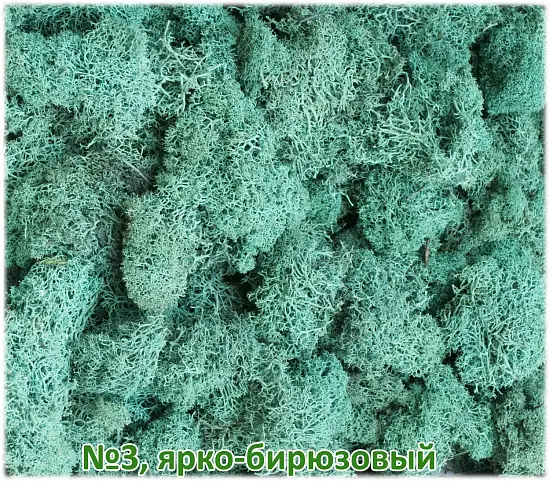 Мох стабилизированный №1 зеленая ель, 30*40 см, пак