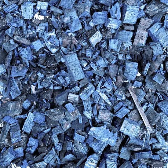 Щепа декоративная, синяя, 60 л