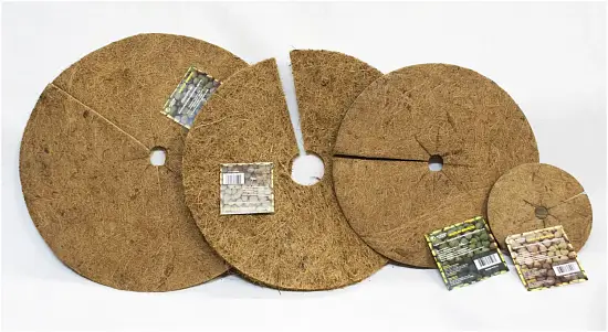 Кокосовый приствольный круг(диск), Ø 25 см, шт