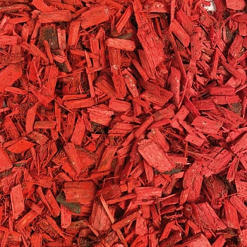 Щепа декоративная, красная, 60 л