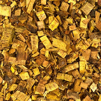 Щепа декоративная, желтая, 60 л