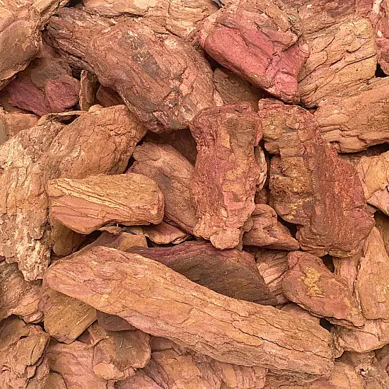 Кора лиственницы Галтованная 4-10 см, 60 л