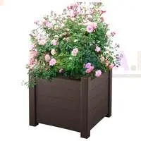 Стильное и неброское оформление для крупных домашних растений