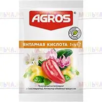 Янтарная кислота - общеукрепляющее средство для садовых и комнатных растений