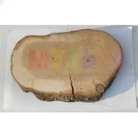 Спилы черемухи с красивым рисунком древесных колец