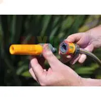 Быстросъемный коннектор с аквастопом для садового шланга