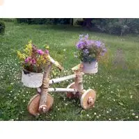 Кашпо для цветов в форме велосипеда