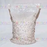 Новый вид декоративной отсыпки - галтованная мраморная крошка