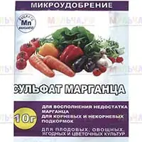 Удобрение Сульфат марганца - для повышения урожайности и борьбы с болезнями