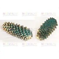 Еловые шишки под золото и серебро, для создания декоративных композиций и украшения интерьеров