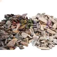 Мелкая каменная крошка имитирующая древесную кору