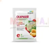 Скарабей - эффективное средство от гусениц и колорадского жука