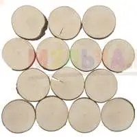 Небольшого размеры спилы клена для декора и предметов интерьера