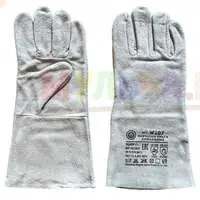 Прочные серые краги обеспечат надежную защиту рук