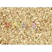 Декоративная древесная щепа натурального цвета – для декоративного мульчирования