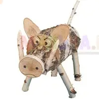 Забавная садовая фигура - озорной кабанчик