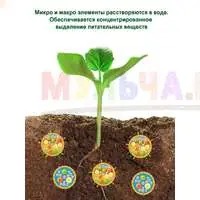 Гранулированное удобрение Осмокот содержит все важные микро и макроэлементы