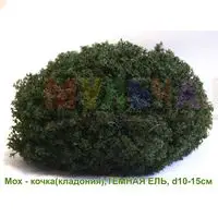 Мох-кочка для создания декоративных композиций