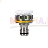 Коннектор для быстрого подключения шланга к крану без использования инструментов